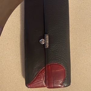 Black and red Brighton wallet